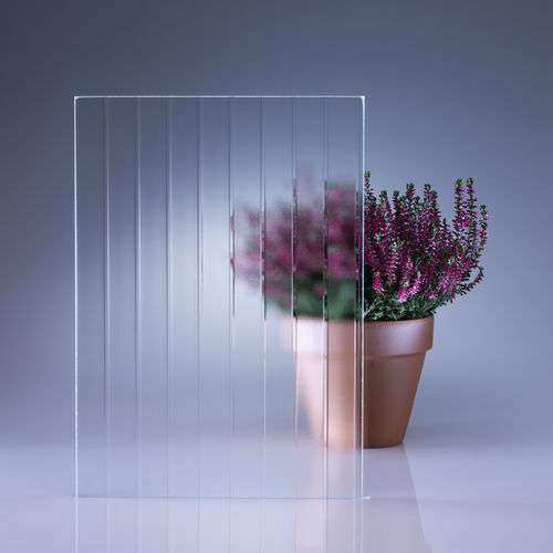 Закаленная стеклянная панель - MASTER-LIGNE® - Glassolutions - декорированная / текстурированная / полупрозрачная