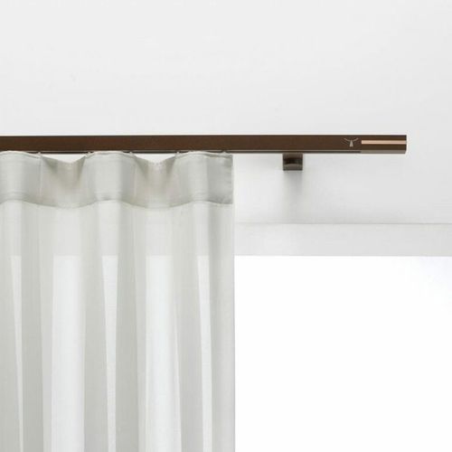 Рельсовый карниз для штор потолочное крепление - SQUARE - TAO DESIGN - настенное крепление / для двойных штор / для бытового использования