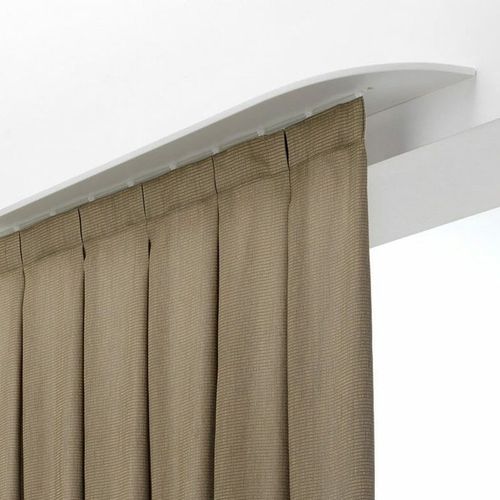 Рельсовый карниз для штор потолочное крепление - DINAMICA - TAO DESIGN - настенное крепление / для драпированных занавесок / для двойных штор