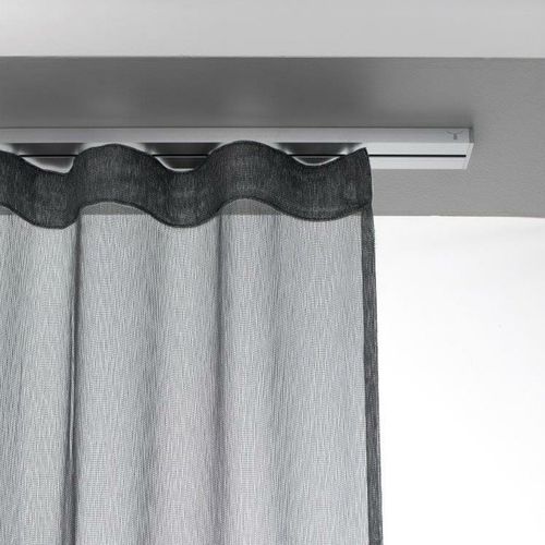 Рельсовый карниз для штор по индивидуальным замерам - HESSE - TAO DESIGN - с управлением шнуром / с ручным приводом / потолочное крепление