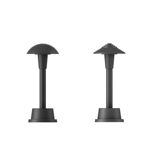 Столбик освещения для сада - MUSHROOM - LIGMAN Lighting Company Limited - современный / из нержавеющей стали / из стекла
