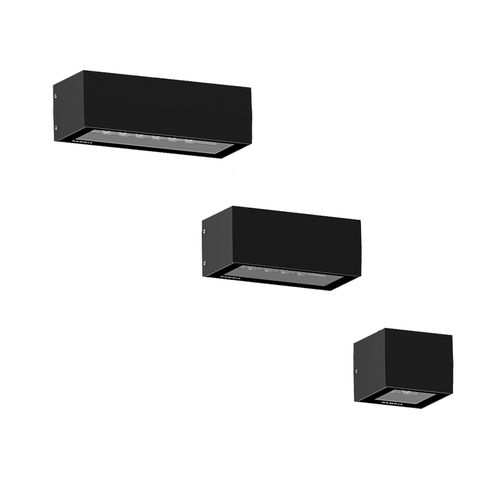 Современный настенный светильник - LEEDS - LIGMAN Lighting Company Limited - для наружного применения / из нержавеющей стали / из стекла