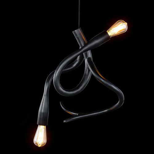 Люстра уникальный дизайн - EDISON'S TAIL : ED2BLM - Brand van Egmond - из стекла / из стали / для профессионального использования