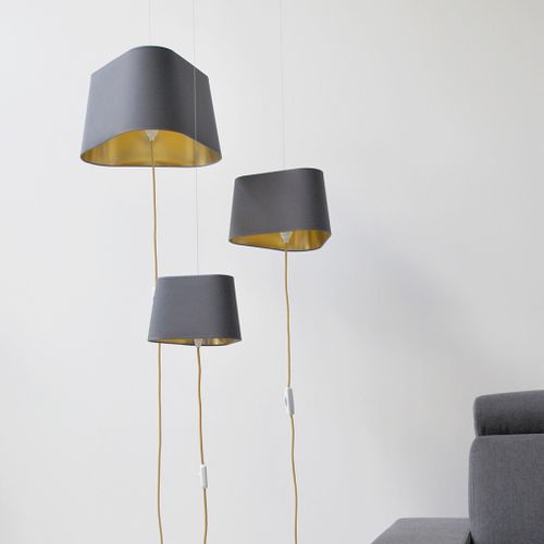 Подвесная лампа - NOMADIC NUAGE - Designheure - из лакированной стали / из ткани / современная