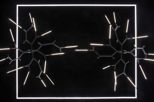 Современная люстра - Branch Chandelier - Keha3  - из алюминиевого профиля / из окрашенного металла / для профессионального использования