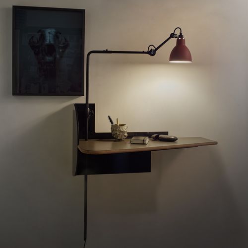 Лампа для офиса - LE MOBILIER DE GRAS - DCW éditions - из стали / из дуба / современная