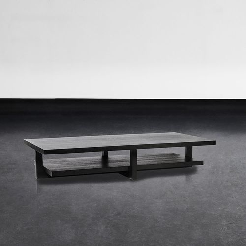 Современный журнальный столик - LELIE - XVL HOME COLLECTION - из дерева / с основанием из древесины / прямоугольный