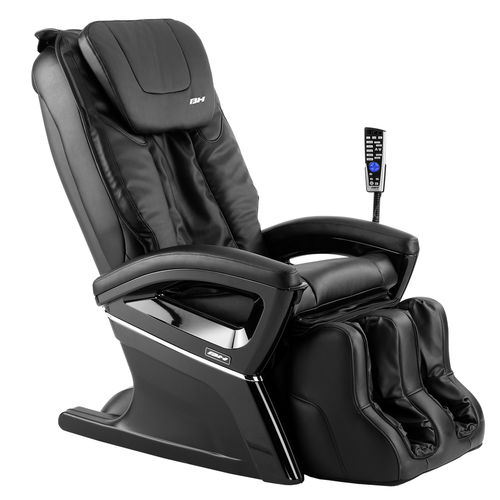 Массажное кресло из кожи - PRINCE M400 - BH Fitness - с опорой для ступней / с подголовником
