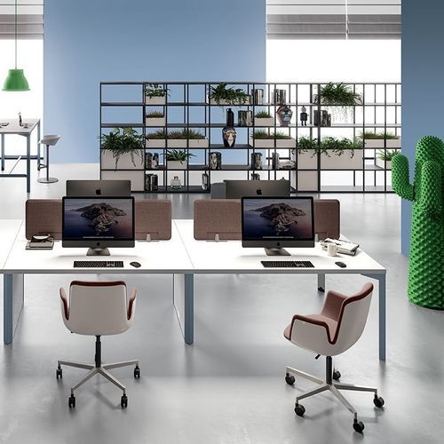 Напольный рабочий стол - DV812 ENNA - Della Valentina Office - индивидуальный / современный / из дерева