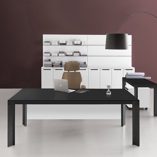 Директорский рабочий стол - DV903 TAY - Della Valentina Office - напольный / современный / из дерева