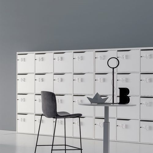 Шкафчик для раздевалки из дерева - DV549 - Della Valentina Office - с ключом / для хранения / защищенный