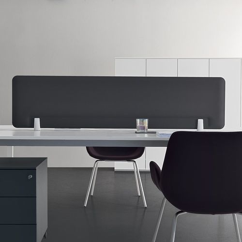 Отделительная перегородка для офиса для рабочего стола - DV300 - Della Valentina Office - из ткани / модульная / серая