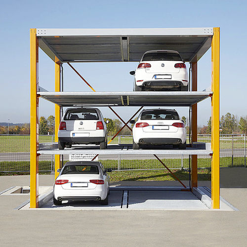 Система парковки с платформой - MULTIBASE U3 - KLAUS Multiparking GmbH