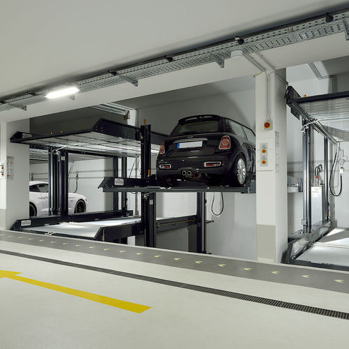 Система парковки 2 уровня - MULTIBASE 2072i - KLAUS Multiparking GmbH - с платформой