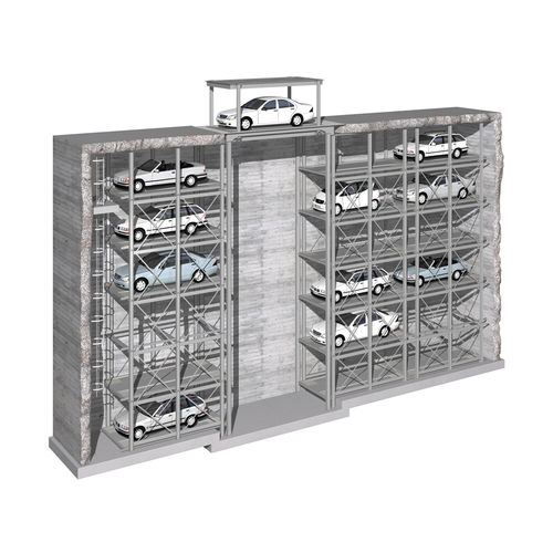 Система парковки с платформой - MASTERVARIO S - KLAUS Multiparking GmbH - с лифтом