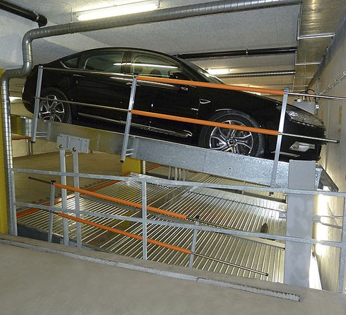 Система парковки с платформой - MULTIBASE 2042 - KLAUS Multiparking GmbH - с лифтом