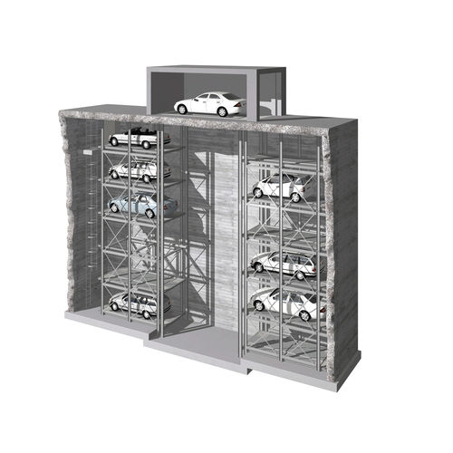 Система парковки с платформой - MASTERVARIO R2L - KLAUS Multiparking GmbH - с лифтом