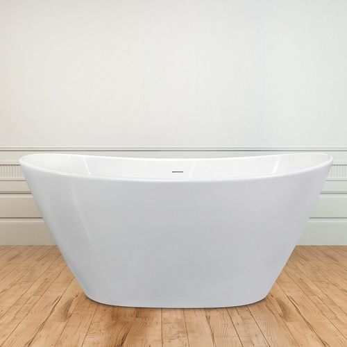 Овальная ванна - LUNA HIGH GLOSS - Aquatica Marmite SP. Z.o.o - островная / для жилых зданий / из Solid Surface