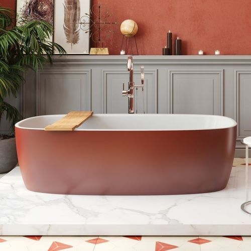 Островная ванна - COLETTA™ OXIDE  - Aquatica Marmite SP. Z.o.o - для жилых зданий / из Solid Surface / из минерального сплава