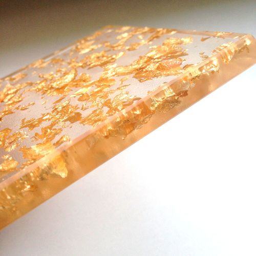 Настенная декоративная панель - GOLD - AkrylDek s.r.o. - для настила / строительная / для перегородки