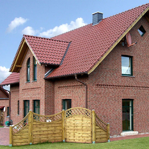 Голландская черепица - BORNHOLM - Röben - из клинкера / красная / черная