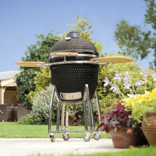 Барбекю на угле - KAMADO XL - Buschbeck - на роликах / из стали / из керамики