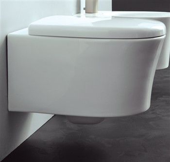 Подвесной унитаз - PERLA - Ceramic Vulcano - из керамики / современный