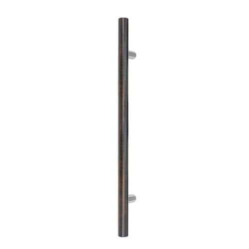 Стационарная дверная ручка для двери - LUNA TG.1511 - MWE Edelstahlmanufaktur - из нержавеющей стали / из дерева / современная