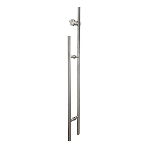 Стационарная дверная ручка для стеклянной двери - TG.1170.PZ / TG.1170.WC - MWE Edelstahlmanufaktur - из нержавеющей стали / современная / для бытового использования