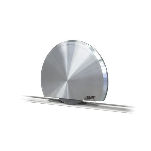 Система скольжения из нержавеющей стали - TERRA M XL ST.1063.TM.XL - MWE Edelstahlmanufaktur - для стеклянной двери