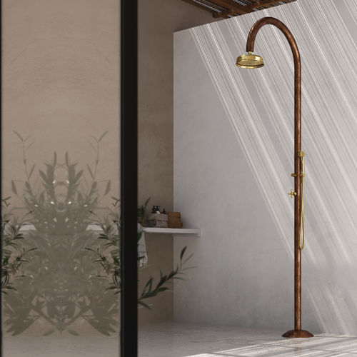Душ для улицы из меди - ORIGO RAME SHOWER: C50R.E - Fontealta - для бытового использования