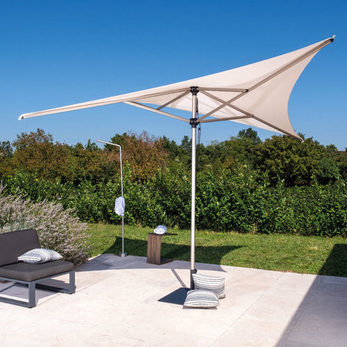 Ромбовидный зонт от солнца - Vela Titanium - Scolaro - с центральной опорой / из акриловой ткани / из алюминия