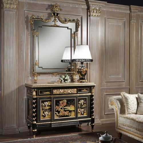 Стилизованный буфет - art. 2095 - VIMERCATI MEDA LUXURY CLASSIC FURNITURE - из лакированной древесины / с выдвижными ящиками / 4 ножки