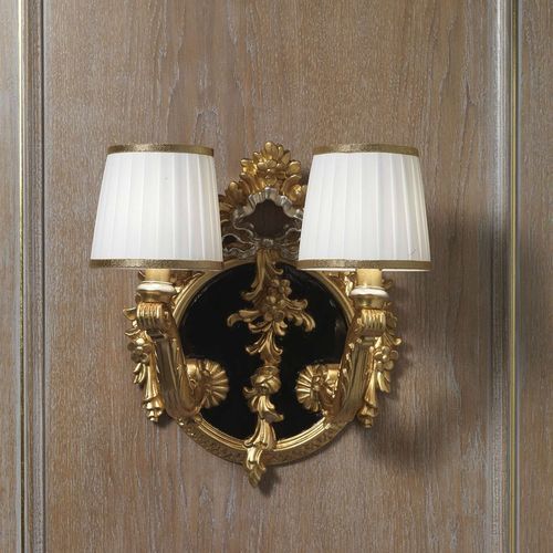 Стилизованный настенный светильник - Pin-up - VIMERCATI MEDA LUXURY CLASSIC FURNITURE - для интерьера / из лакированной древесины / листовое золото