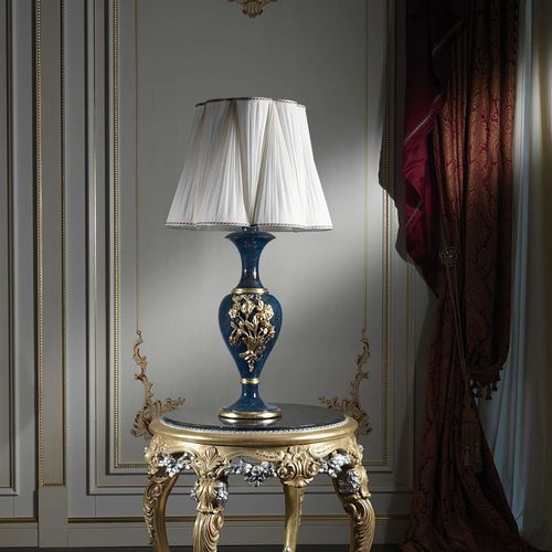 Настольная лампа - art. 2015 - VIMERCATI MEDA LUXURY CLASSIC FURNITURE - листовое золото / стилизованная / беспроводная