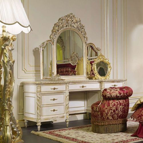 Стилизованный туалетный столик - roma - VIMERCATI MEDA LUXURY CLASSIC FURNITURE - из дерева / одноместный