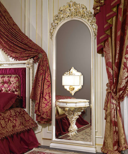 Настенное зеркало - Rome - VIMERCATI MEDA LUXURY CLASSIC FURNITURE - стилизованное / в форме дуги / из дерева