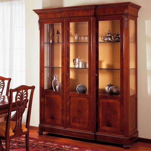 Стилизованный шкаф для посуды - Carlo X - VIMERCATI MEDA LUXURY CLASSIC FURNITURE - из дерева