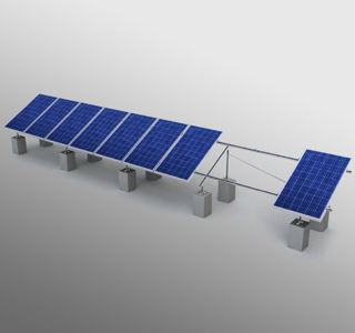 Сборочная система для поля - 3 - Jinko solar - на солнечной батарее / для фотоэлектрической панели