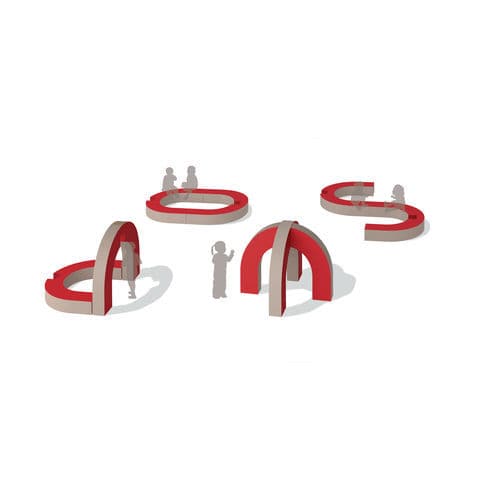 Игровая конструкция для яслей - CUPOLA - gonzagarredi - для интерьера / из губки / модульная