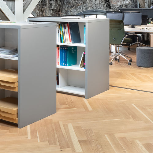 Паркет из массивной доски - 100 Herringbone - Pur Natur Holzprodukte - из дугласовой пихты / «венгерская елка» / с натуральным маслом