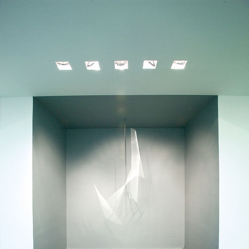 Встраиваемый точечный светильник в потолок - WHITE BOX - BUZZI & BUZZI - LED / галогенный / квадратный