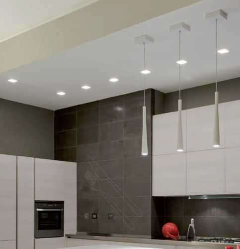 Подвесная лампа - FUNNEL - BUZZI & BUZZI - из стали / из Aircoral® / современная