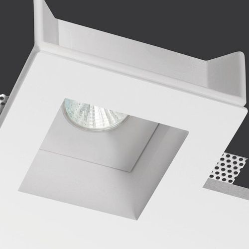 Встраиваемый даунлайт - IDROUT - BUZZI & BUZZI - LED / с галогеновой подсветкой / квадратный
