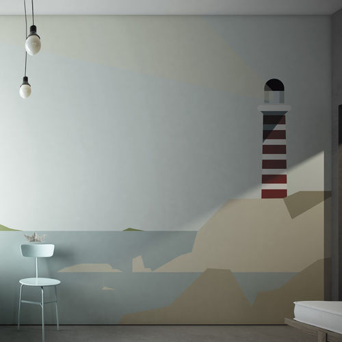 Покрытие для стен для внутреннего пространства - LIGHTHOUSE - Glamora - виниловое / текстурированное / набивное