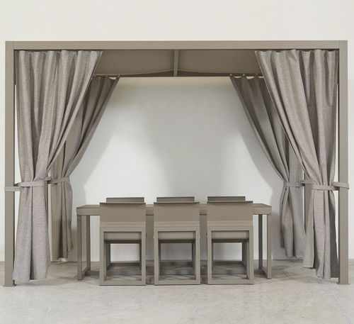 Самонесущая пергола - SACHI - Premium Outdoor Furniture - из алюминия / тканевое покрытие / для профессионального использования