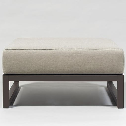 Современный пуф - SPIKES - SACHI - Premium Outdoor Furniture - из Sunbrella® / из алюминия / квадратный