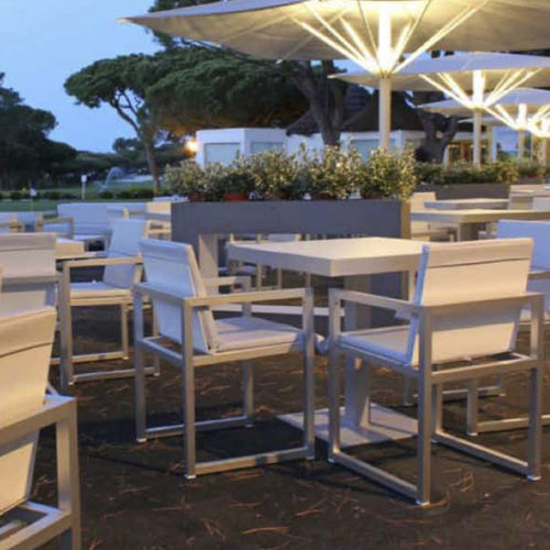 Современный cтул - SPIKES - SACHI - Premium Outdoor Furniture - для сада / из Sunbrella® / с основанием из алюминия