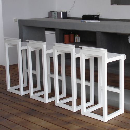 Современный барный табурет - WEST COAST - SACHI - Premium Outdoor Furniture - с основанием из алюминия / для профессионального использования / для сада