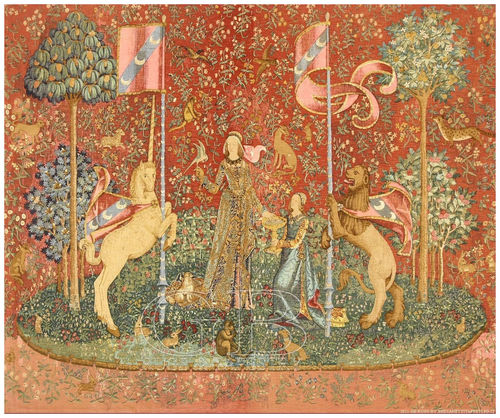 Гобелен Aubusson - 141633041439 - bersanetti giovanni - классический / в цветочек / из ткани